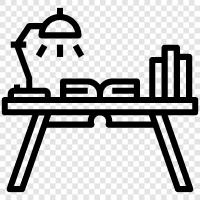 work, computer, office, table icon svg