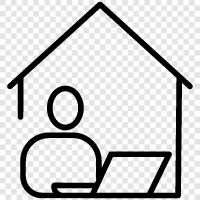 work from home ideas, work from home jobs, work from home income, work from home icon svg