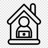 work from home opportunities, work from home jobs, work from home income, work from home icon svg