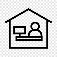 work from home, telecommute, work from home job, work from icon svg