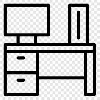 work, computer, office, writing icon svg