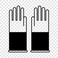 work gloves, gardening gloves, ski gloves, motorcycle gloves icon svg