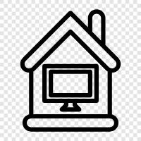 working from home, telecommuting, remote work, telecommuting opportunities icon svg