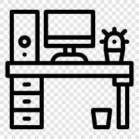 Workplace, Office, Place of Work, Cubicle icon svg