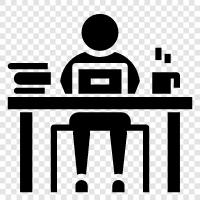 worktable, workbench, work station, work table icon svg