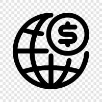 world, global economy, global warming, world religions icon svg