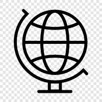 world economy, global trade, globalization of culture, globalization of education icon svg