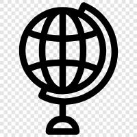 Welt, internationale, globale Wirtschaft, internationaler Handel symbol