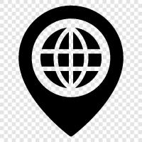 world, map, travel, Globe icon svg