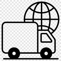 world logistics, global logistics, international logistics, transportation logistics icon svg