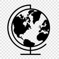 world, news, weather, maps icon svg