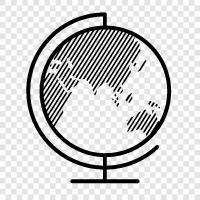 world, news, weather, map icon svg