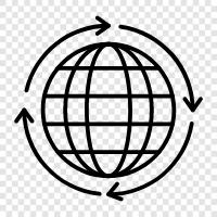 world, earth, planet, global icon svg