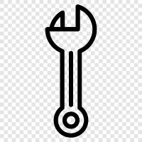 wrench, socket, ratchet, impact icon svg