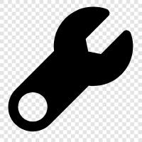 wrench, torque wrench, socket wrench, ratchet icon svg