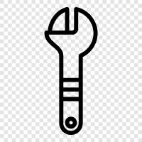 wrench set, wrench handle, wrench head, wrench tool icon svg