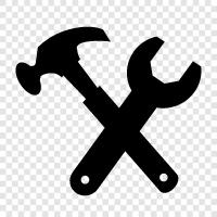 wrench set, wrench handle, wrench handle removal, wrench handle repair icon svg