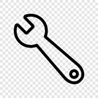 wrench set, wrench tool, adjustable wrench, adjustable wrench set icon svg