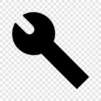 wrench set, adjustable wrench, torque wrench, socket wrench icon svg