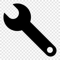 wrench, tool, tool box, car icon svg