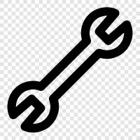 wrenching, adjustable wrench, torque wrench, ratchet wrench icon svg