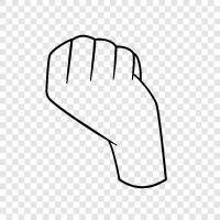 wrist motion, hand movement, finger movement, gesture icon svg
