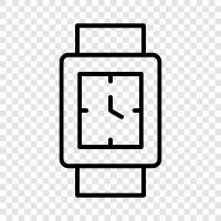 wristwatch, pocket watch, time, timepiece icon svg