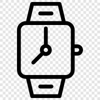 wristwatch, watch, time, timepiece icon svg