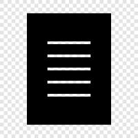 writ, paper, writing, composition icon svg