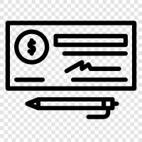 writing a cheque, deposit a cheque, cheques for sale, cheque icon svg