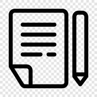 writing, essay, content, article writing icon svg