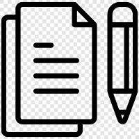 writing, handwritten, paper, handwriting icon svg