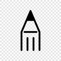 writing, drawing, school, portable icon svg