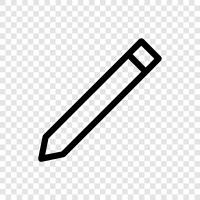 writing, school, pencils, lead icon svg