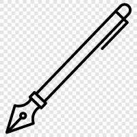 writing instrument, pen, ink, quill icon svg