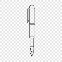 writing instrument, ink pen, pens, pens for writing icon svg