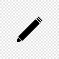 writing instrument, penmanship, ink, paper icon svg