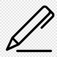 writing instrument, paper, ink, pens icon svg