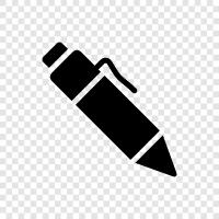 writing instrument, paper, ink, penmanship icon svg