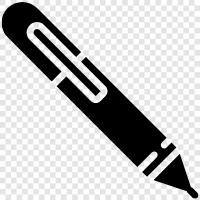 writing instrument, paper, ink, writing icon svg