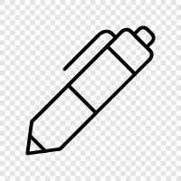 writing instruments, pens, writing, pens for writing icon svg