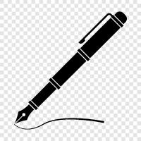 Writing Instruments, Pens, Writable Pens, Writing Pens icon svg