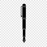 Writing Instruments, Pens, Pencils, Pen icon svg