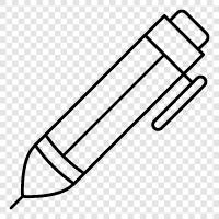 writing instruments, pens, writing utensils, Pen icon svg