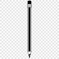 writing, drawing, sketching, graphite icon svg