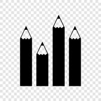 writing, paper, drawing, lead icon svg