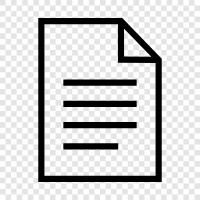 writing, paper icon svg