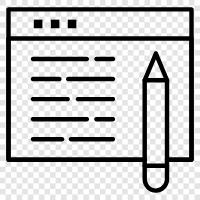 writing, tips, ideas, guide icon svg