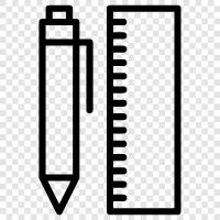 writing utensils, writing tools, writing instruments, writing supplies icon svg