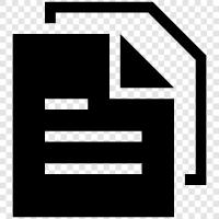 writing, paper, print, Document icon svg